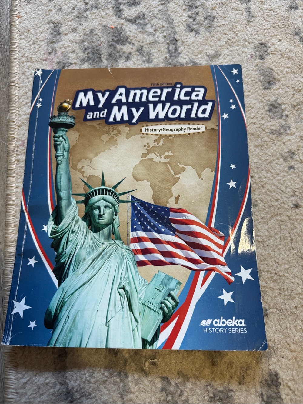 Abeka My America and My World Kids History Reader - Blue
